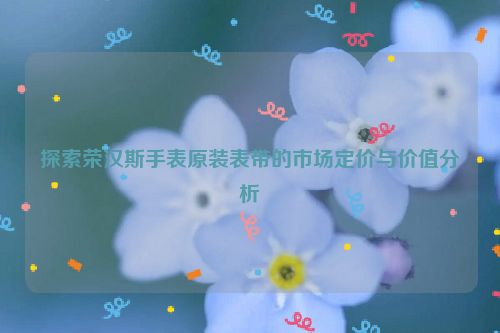 探索荣汉斯手表原装表带的市场定价与价值分析