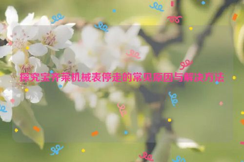 探究宝齐莱机械表停走的常见原因与解决方法