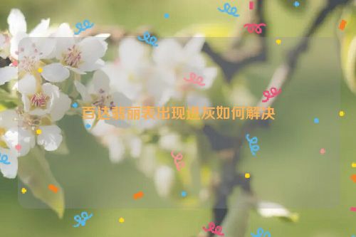 百达翡丽表出现进灰如何解决