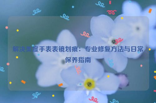 解决美度手表表镜划痕：专业修复方法与日常保养指南