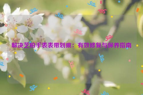 解决芝柏手表表带划痕：有效修复与保养指南