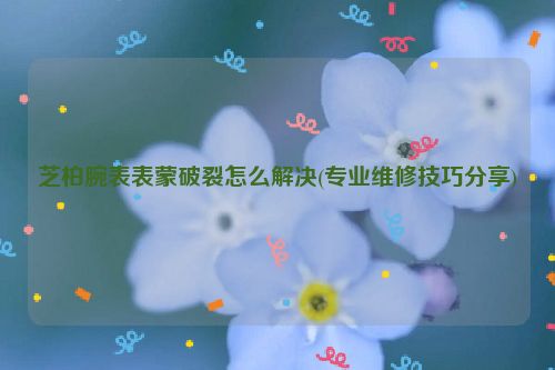 芝柏腕表表蒙破裂怎么解决(专业维修技巧分享)