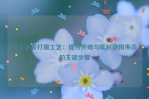 拜戈手表打磨工艺：提升外观与延长使用寿命的关键步骤